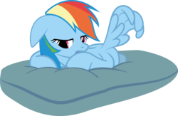 Size: 4166x2711 | Tagged: dead source, safe, artist:waranto, rainbow dash, pony, g4, female, simple background, solo, transparent background, vector, wings