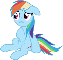 Size: 4000x3852 | Tagged: safe, artist:m99moron, rainbow dash, pony, g4, the mysterious mare do well, female, mare, simple background, sitting, sitting up, solo, transparent background, vector