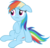 Size: 4000x3852 | Tagged: safe, artist:m99moron, rainbow dash, pony, g4, my little pony: friendship is magic, the mysterious mare do well, female, mare, simple background, sitting, sitting up, solo, transparent background, vector