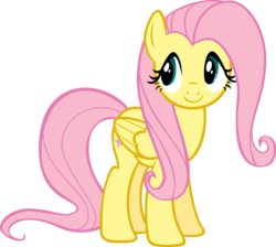 Size: 2534x2274 | Tagged: safe, artist:mindnomad, fluttershy, pony, g4, female, simple background, solo, transparent background, vector