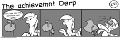 Size: 1280x404 | Tagged: safe, artist:tetrapony, derpy hooves, pegasus, pony, comic:the daily derp, g4, female, mare, the achievement derp