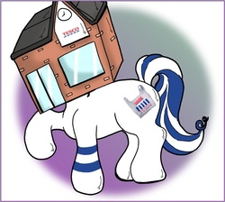 Size: 476x427 | Tagged: safe, object head, ponified, tesco