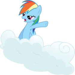 Size: 1600x1601 | Tagged: safe, rainbow dash, g4, cloud, simple background, transparent background, vector