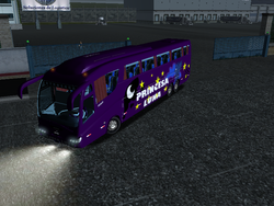 Size: 800x600 | Tagged: safe, artist:rodriguez, princess luna, g4, 18 wos haulin, bus, mod bus