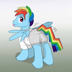 Size: 1280x1286 | Tagged: safe, artist:fuzebox, rainbow dash, g4, boxer briefs, clothes, male, rainbow blitz, rule 63, underwear