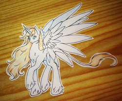 Size: 600x496 | Tagged: safe, artist:nymeriayaoilover, oc, oc only, alicorn, pony, alicorn oc