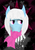 Size: 1400x2000 | Tagged: safe, artist:wonder-waffle, photo finish, earth pony, pony, g4, abstract background, bust, clothes, portrait, scarf, solo