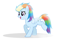 Size: 624x415 | Tagged: safe, artist:selecteddash, oc, oc only, oc:ragtag, pony, offspring, parent:rainbow dash, parent:soarin', parents:soarindash, solo