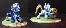 Size: 1301x562 | Tagged: safe, artist:viistar, rainbow dash, oc, g4, sculpture, toy