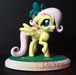 Size: 811x800 | Tagged: safe, artist:viistar, fluttershy, g4, braces, female, irl, photo, sculpture, toy