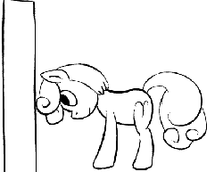 Size: 442x342 | Tagged: safe, artist:purgeslc, 30 minute art challenge, animated, aries, headbutt, ponified, zodiac