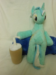 Size: 1200x1600 | Tagged: artist needed, safe, lyra heartstrings, g4, irl, photo, plushie, sitting lyra