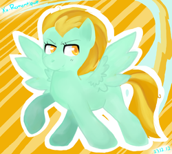 Size: 1036x925 | Tagged: safe, artist:xx-romantique, lightning dust, pony, g4, solo