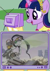 Size: 564x800 | Tagged: safe, twilight sparkle, alicorn, pony, g4, dual! parallel trouble adventure, exploitable meme, female, mare, tv meme, twilight sparkle (alicorn), zinv