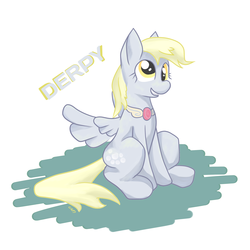 Size: 2400x2400 | Tagged: safe, artist:radsy, derpy hooves, pegasus, pony, g4, elements of harmony, female, mare, sitting