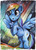 Size: 299x413 | Tagged: safe, artist:littleponyprincess, rainbow dash, g4, traditional art