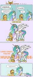 Size: 3162x7185 | Tagged: safe, artist:redapropos, applejack, princess celestia, alicorn, earth pony, pony, g4, accent, comic, countryisms, crown, cute, duo, element of honesty, ethereal mane, female, filly, filly applejack, flashback, hoof shoes, jackabetes, jewelry, kids say the darndest things, mare, origin story, peytral, regalia, simple background, speech bubble, y'all, younger