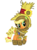 Size: 294x397 | Tagged: safe, artist:magic-kristina-kw, applejack, earth pony, pony, g4, female, mare, scarecrow, simple background, solo, the wizard of oz, transparent background