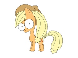 Size: 640x480 | Tagged: safe, artist:spinningpeanut, applejack, g4, big eyes