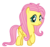 Size: 867x813 | Tagged: safe, artist:magic-kristina-kw, fluttershy, pegasus, pony, g4, alternate hairstyle, cowardly lion, female, filly, foal, hilarious in hindsight, raised hoof, simple background, the wizard of oz, transparent background