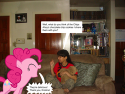 Size: 900x675 | Tagged: safe, artist:magic-kristina-kw, pinkie pie, g4, ponies in real life