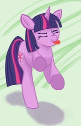 Size: 575x885 | Tagged: safe, twilight sparkle, g4, adorkable, cute, dancing, do the sparkle, dork, scrunchy face, tongue out