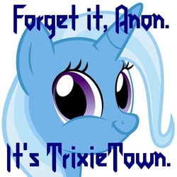 Size: 600x600 | Tagged: safe, artist:the smiling pony, edit, trixie, oc, oc:anon, g4, chinatown, parody, simple background, twiface, vector, white background, wrong neighborhood