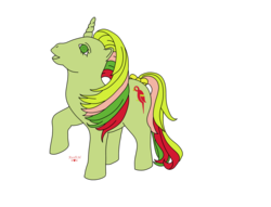 Size: 1363x1039 | Tagged: safe, artist:red-sh, mimic (g1), pony, g1, female, solo