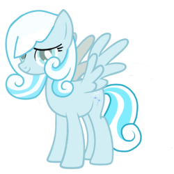 Size: 700x700 | Tagged: safe, artist:buildabot25, oc, oc only, oc:snowdrop, pegasus, pony, female, mare, older, older snowdrop, simple background, solo, spread wings, transparent background, wings