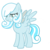 Size: 700x700 | Tagged: safe, artist:buildabot25, oc, oc only, oc:snowdrop, pegasus, pony, female, mare, older, older snowdrop, simple background, solo, spread wings, transparent background, wings