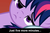 Size: 1024x672 | Tagged: safe, edit, edited screencap, screencap, twilight sparkle, pony, unicorn, bridle gossip, g4, my little pony: friendship is magic, season 1, bed mane, caption, cs captions, female, mare, morning ponies, solo, tired, unicorn twilight