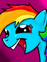 Size: 768x1024 | Tagged: safe, artist:mlp5020, rainbow dash, g4, faic