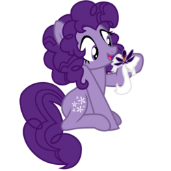 Size: 3000x3000 | Tagged: safe, artist:sunley, blossom, earth pony, pony, g1, g4, bow, female, flower, g1 to g4, generation leap, mare, simple background, sitting, transparent background