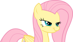 Size: 1500x868 | Tagged: safe, artist:kamartenn, fluttershy, g4, nose wrinkle, simple background, transparent background, vector