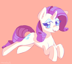 Size: 1000x884 | Tagged: safe, artist:mewball, rarity, pony, g4, female, smiling, solo