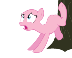 Size: 1897x1539 | Tagged: dead source, safe, artist:murdocrules, oc, oc only, earth pony, pony, g4, magical mystery cure, season 3, applebucking, base, fail, simple background, singing, solo, transparent background, tree, vector, what my cutie mark is telling me