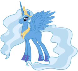 Size: 1024x927 | Tagged: safe, artist:beavernator, princess celestia, trixie, alicorn, pony, g4, blank flank, recolor