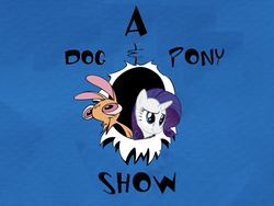 Size: 500x375 | Tagged: safe, rarity, a dog and pony show, g4, male, ren and stimpy, ren hoek, the ren and stimpy show