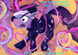 Size: 800x566 | Tagged: safe, artist:spectralunicorn, twilight sparkle, pony, g4, female, future twilight, solo, time travel