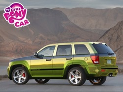 Size: 1280x960 | Tagged: safe, artist:shadowbolt240z, daring do, g4, barely pony related, car, jeep, jeep grand cherokee, suv