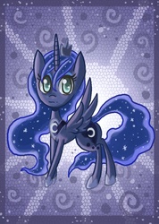 Size: 891x1251 | Tagged: safe, artist:raptor007, princess luna, pony, g4, female, solo