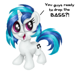 Size: 2688x2560 | Tagged: safe, artist:agussska, artist:aleximusprime, dj pon-3, vinyl scratch, pony, unicorn, g4, drop the bass, female, horn, mare, simple background, solo, transparent background