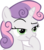 Size: 569x642 | Tagged: safe, artist:alisonwonderland1951, sweetie belle, pony, g4, female, raised eyebrow, simple background, solo, transparent background, vector