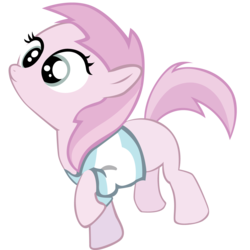 Size: 1500x1500 | Tagged: safe, artist:ocarina0ftimelord, piña colada, earth pony, pony, g4, sisterhooves social, background pony, clothes, female, filly, foal, piña cutelada, shirt, simple background, solo, t-shirt, transparent background, vector