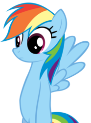 Size: 5000x6724 | Tagged: safe, artist:richhap, rainbow dash, pegasus, pony, g4, absurd resolution, female, mare, simple background, solo, transparent background, vector
