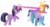 Size: 10621x5770 | Tagged: safe, artist:lykas13, trixie, twilight sparkle, pony, unicorn, g4, absurd resolution, dodge, duo, duo female, female, fight, fire, laser, magic, magic blast, mare, simple background, transparent background, unicorn twilight