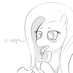Size: 650x650 | Tagged: safe, fluttershy, g4, explicit source, ice cream