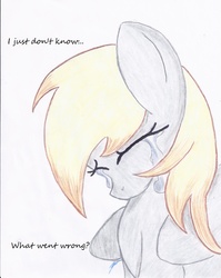 Size: 1685x2116 | Tagged: safe, derpy hooves, pegasus, pony, g4, crying, female, image macro, mare