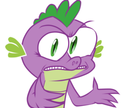 Size: 969x824 | Tagged: safe, artist:hotdiggedydemon, artist:julietsbart, spike, dragon, .mov, party.mov, g4, male, simple background, solo, transparent background, vector