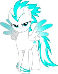 Size: 4749x6000 | Tagged: safe, artist:powerpuncher, oc, oc only, oc:sky paw, pegasus, pony, absurd resolution, simple background, solo, transparent background, vector